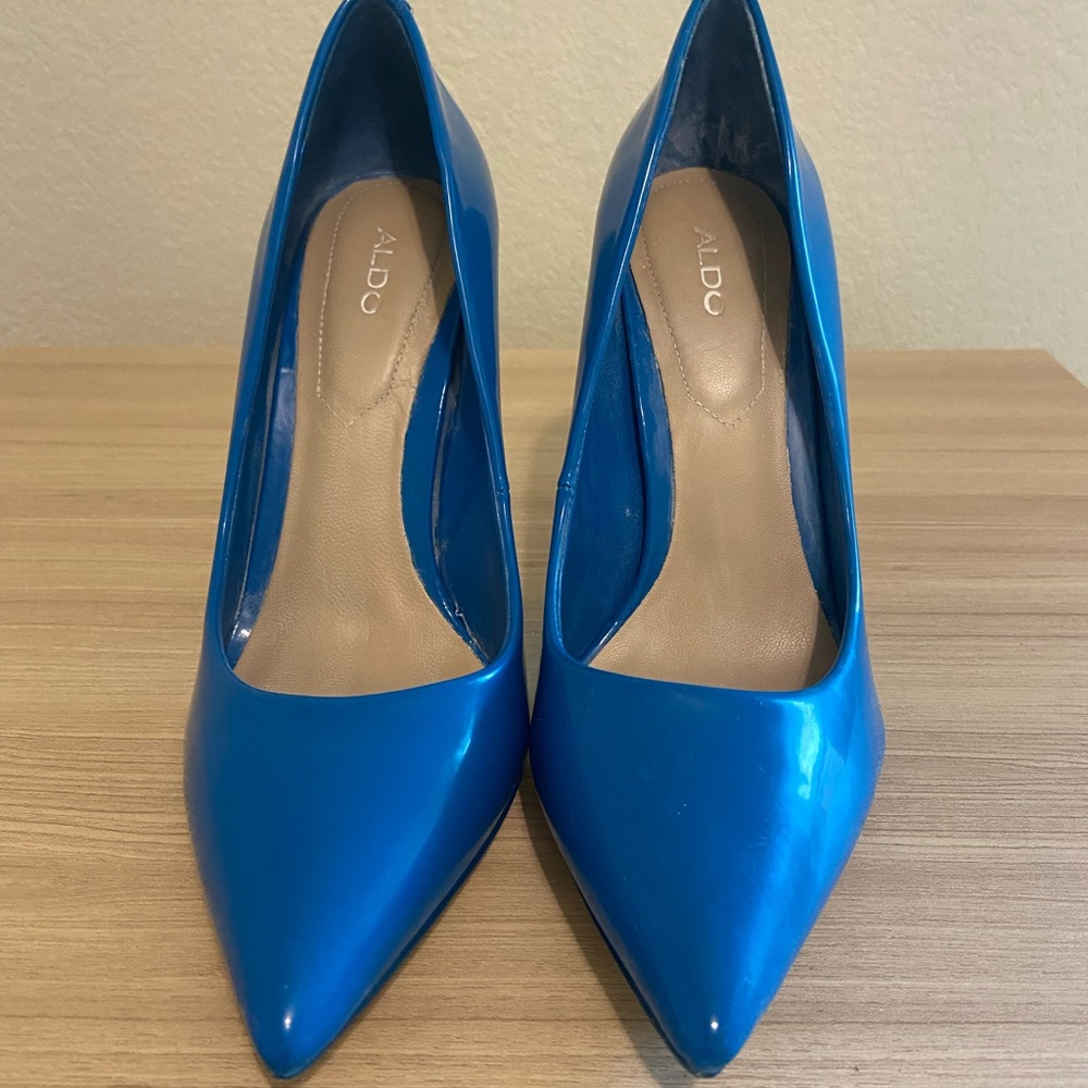 Aldo electric blue 4” heels